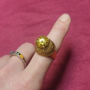 Elegant Gold and Silver Ring
